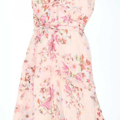 Roman Women's Multicoloured Floral Dress, Size 12