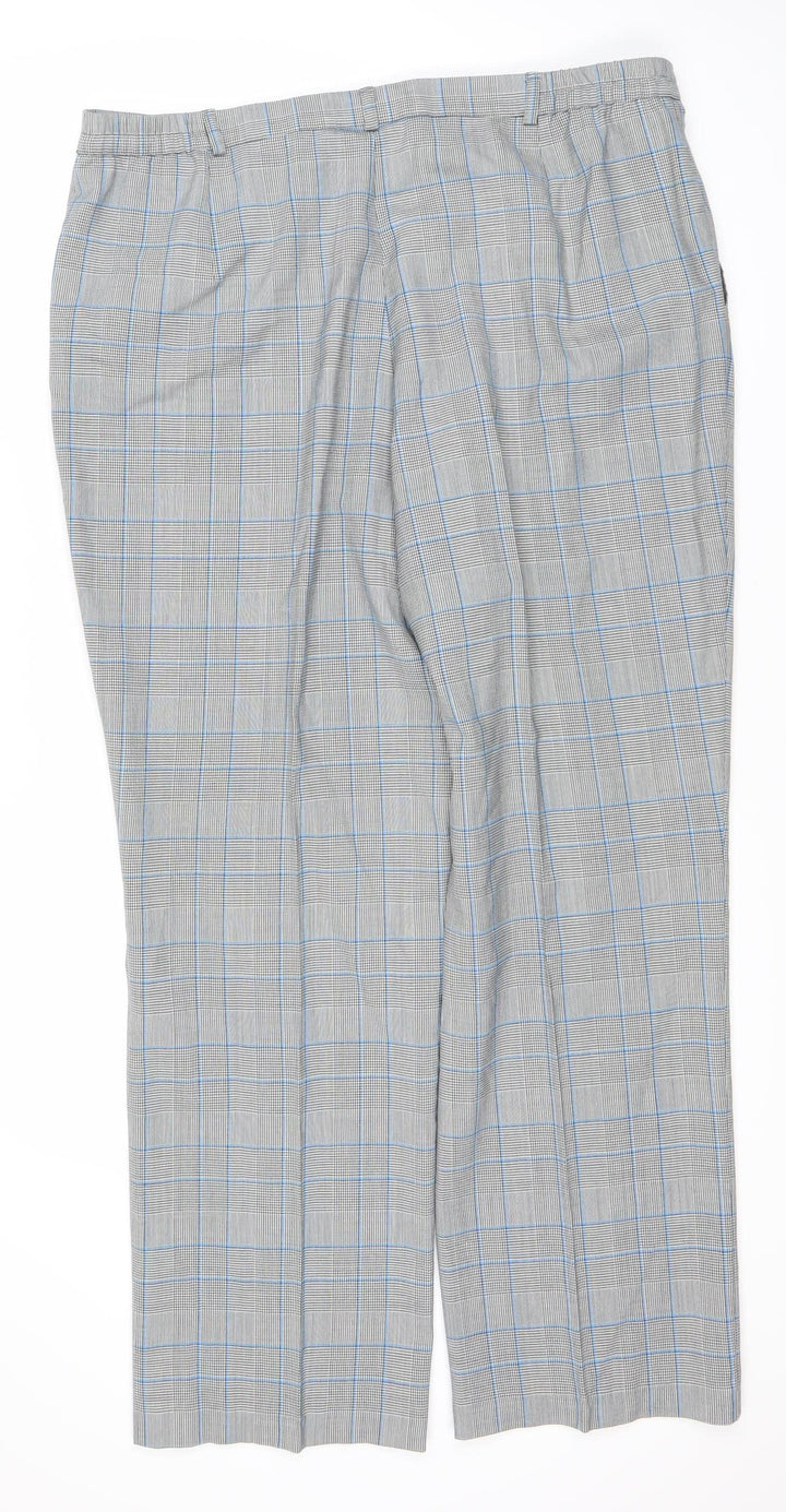 Frankenwälder Women's Grey Check Trousers Size 20
