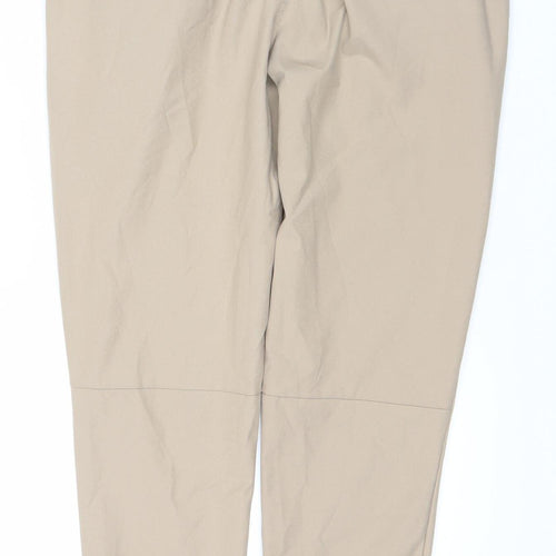 Cuts Unisex Beige Tapered Trousers L Polyester