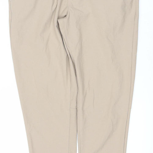 Cuts Unisex Beige Tapered Trousers L Polyester