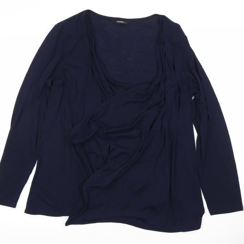 Roman Women’s Navy Wrap Jumper, Size 14
