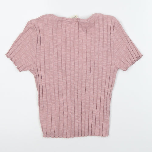 Outfitters Women’s Pink V-Neck Cardigan, Size S