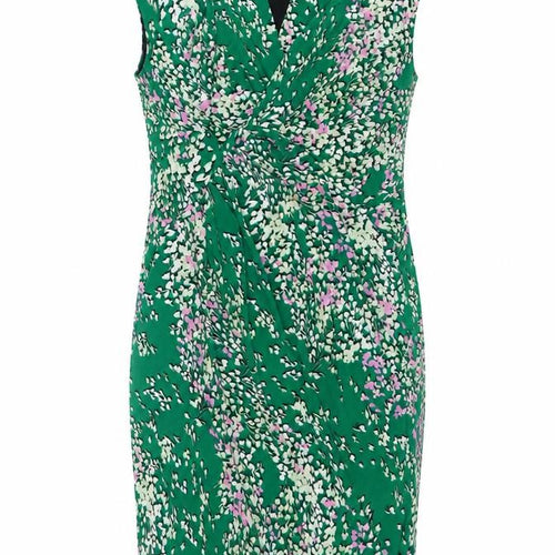 Marks and Spencer Women's Green Floral Dress Size 12