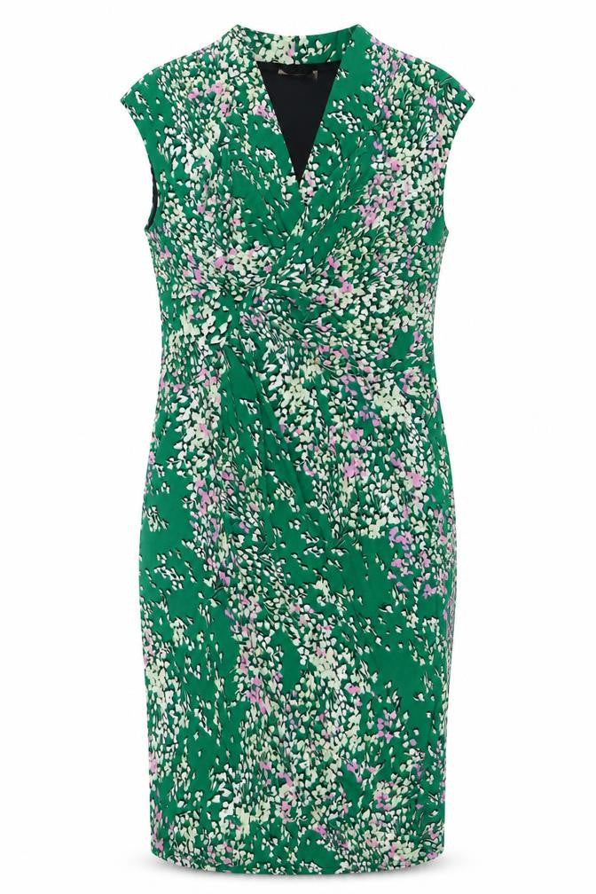 Marks and Spencer Women's Green Floral Dress Size 12