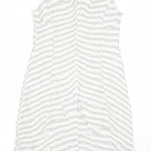 Marks and Spencer Women’s Ivory Striped Dress Size 10