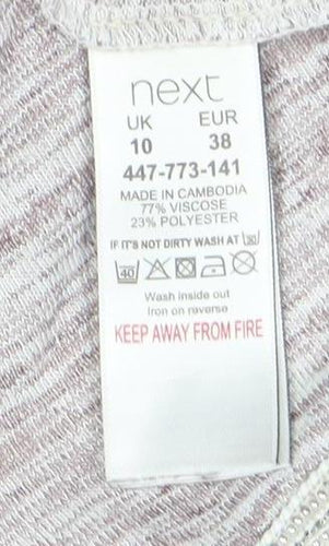 Next Women's Multicoloured Raglan Top Size 10