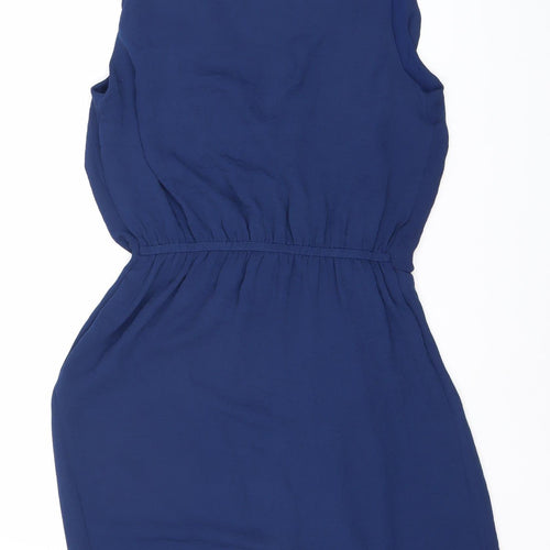 Mango Women’s Blue Wrap Dress Size 12