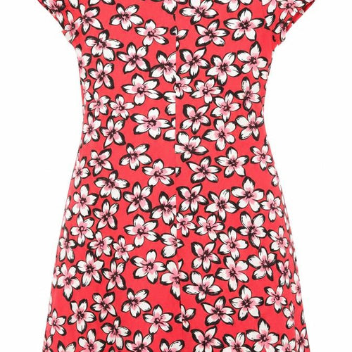M&Co Women’s Red Floral Dress Size 12