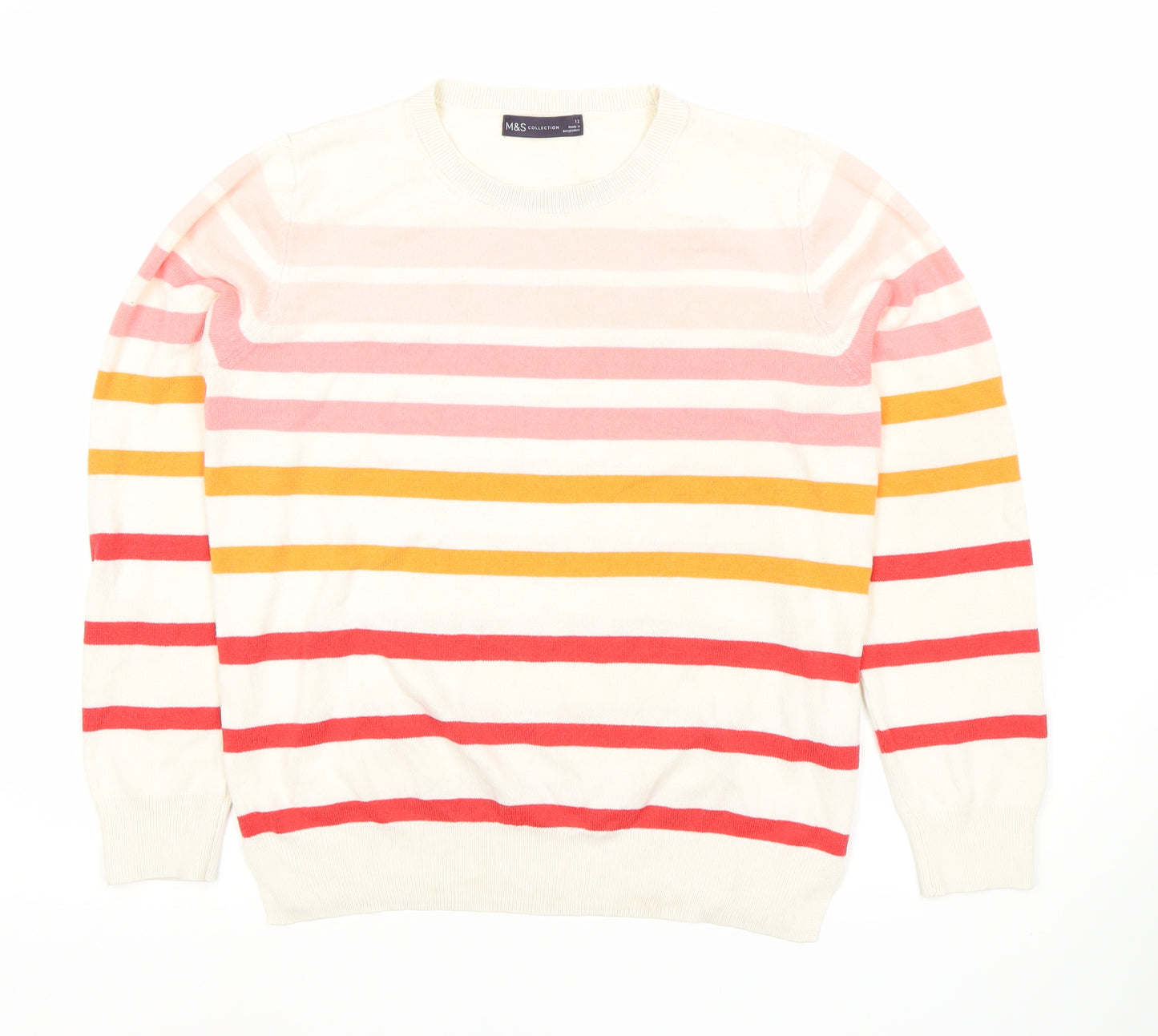 Marks and Spencer Women's Striped Pullover Jumper