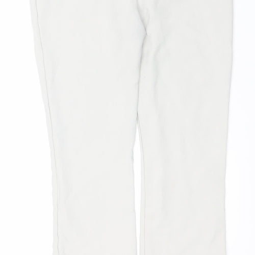 Weekday Women's White Trousers Size 14