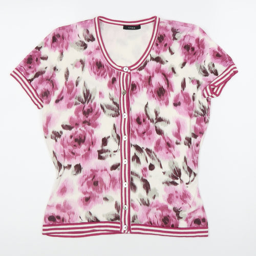 Linea Women's Floral Cardigan - Multicoloured S