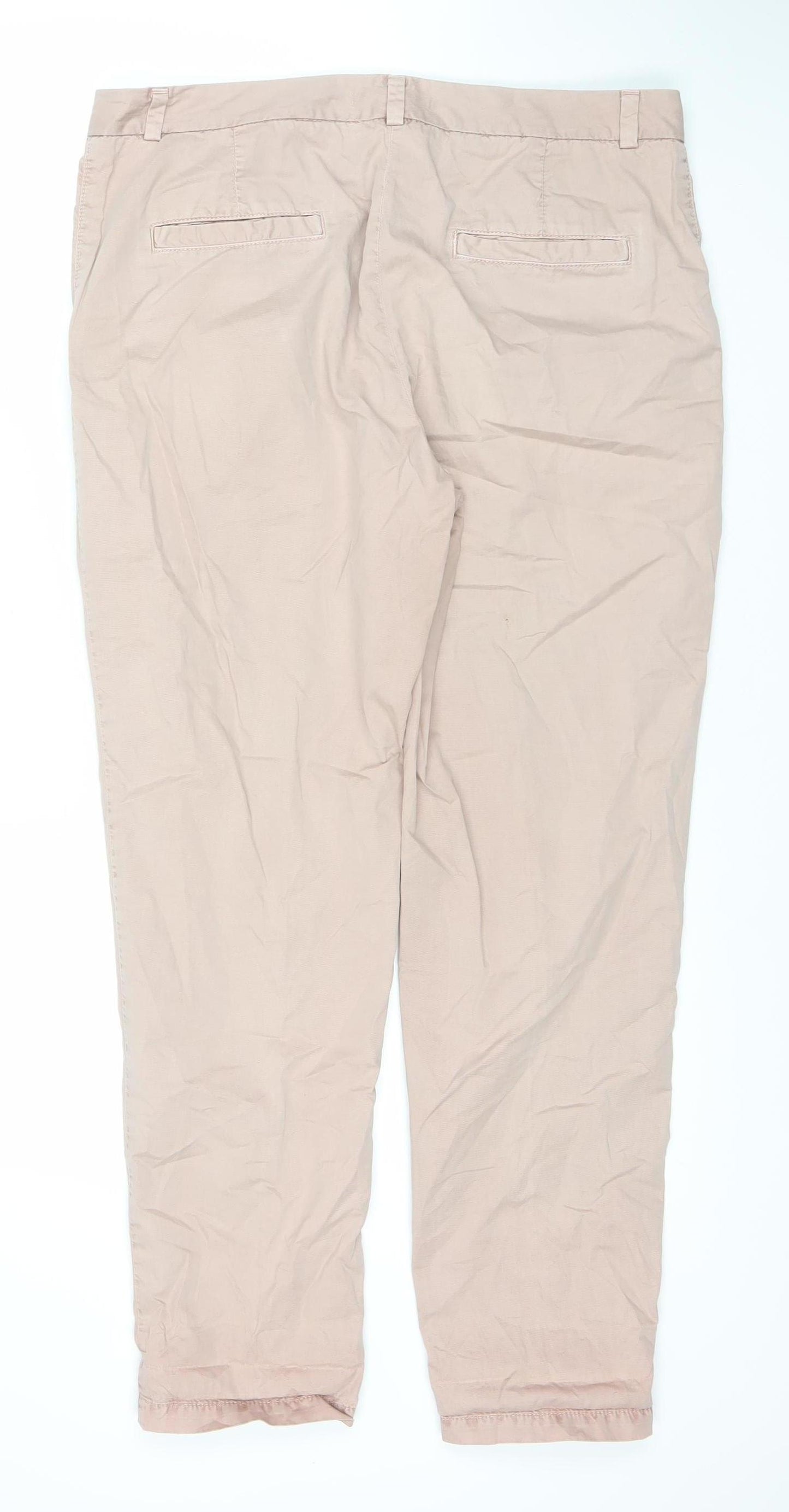 Marks and Spencer Women's Pink Trousers Size 14