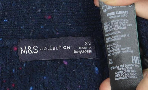 Marks and Spencer Women's Blue XS Cardigan