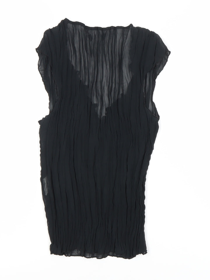 O-N-L-Y Women’s Black Sleeveless Lace Blouse Medium