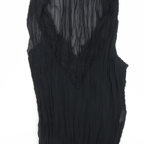 O-N-L-Y Women’s Black Sleeveless Lace Blouse Medium