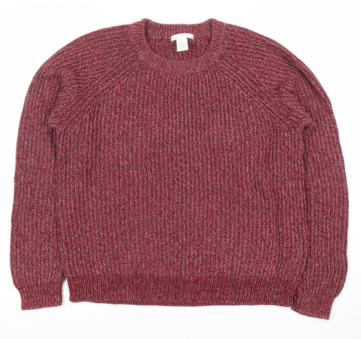 BASIC Red Women's Pullover Jumper Size 10