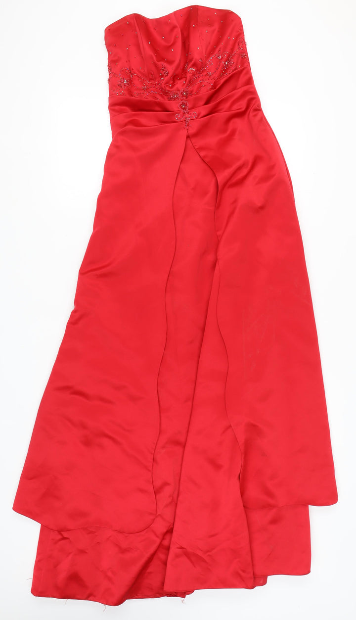 Raylia Designs Red Ball Gown Women’s Size 12 Formal Dress