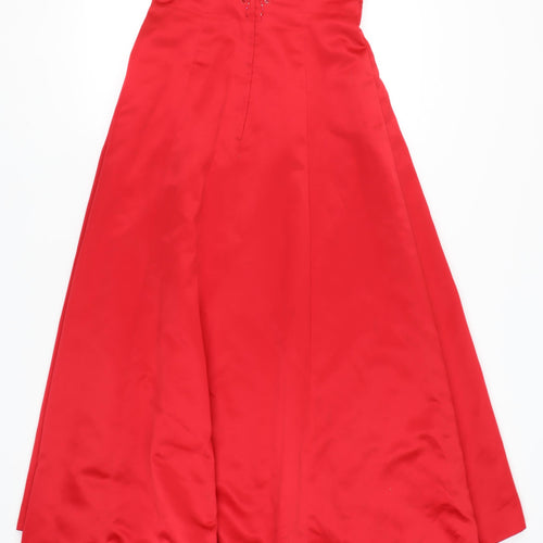 Raylia Designs Red Ball Gown Women’s Size 12 Formal Dress