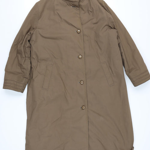 St Michael Women's Brown Long Coat Size 14