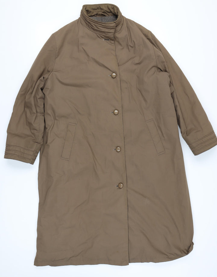 St Michael Women's Brown Long Coat Size 14