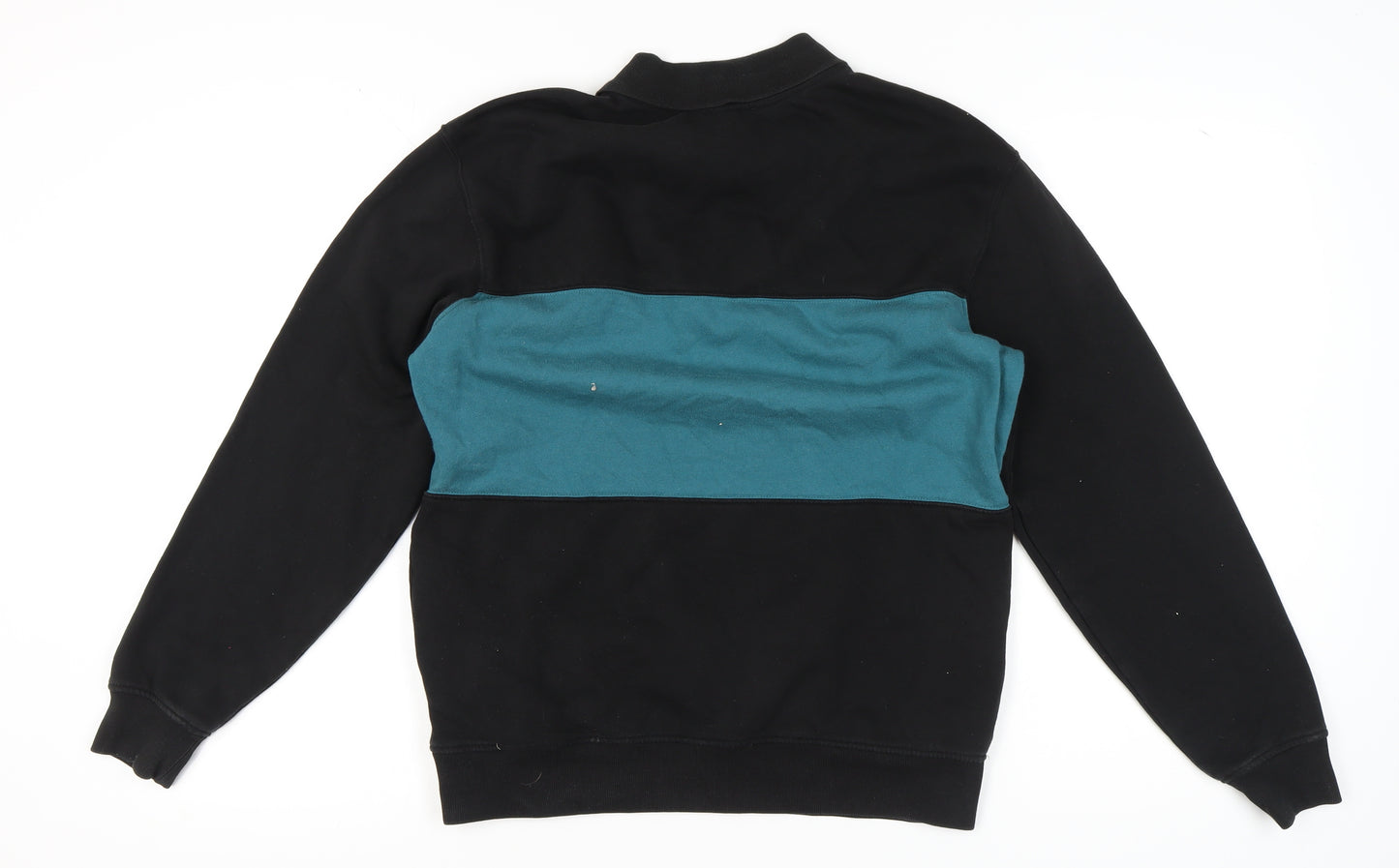 New Look Men's Black XS Collared Sweatshirt