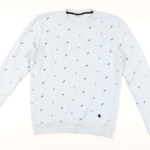 CASUAL FRIDAY Men’s Blue Graphic Sweatshirt M