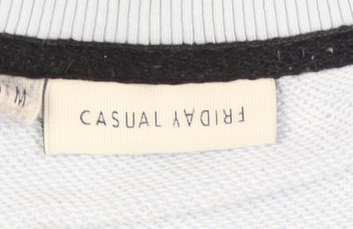 CASUAL FRIDAY Men’s Blue Graphic Sweatshirt M