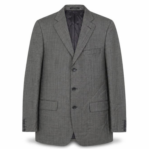 Zara Man Grey Check Blazer, Men's, Size 40, Excellent