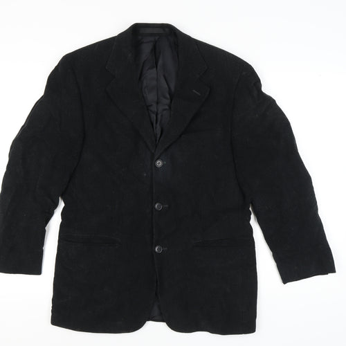 Marks and Spencer Men's Black Blazer, 38 Short