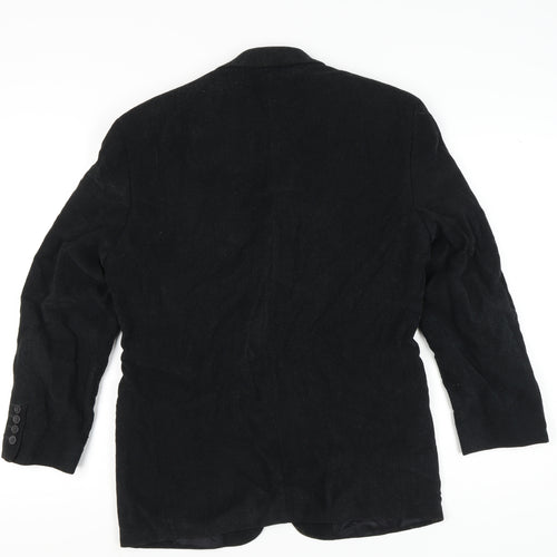 Marks and Spencer Men's Black Blazer, 38 Short