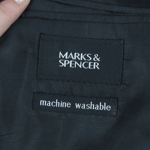 Marks and Spencer Men's Black Blazer 40 Short