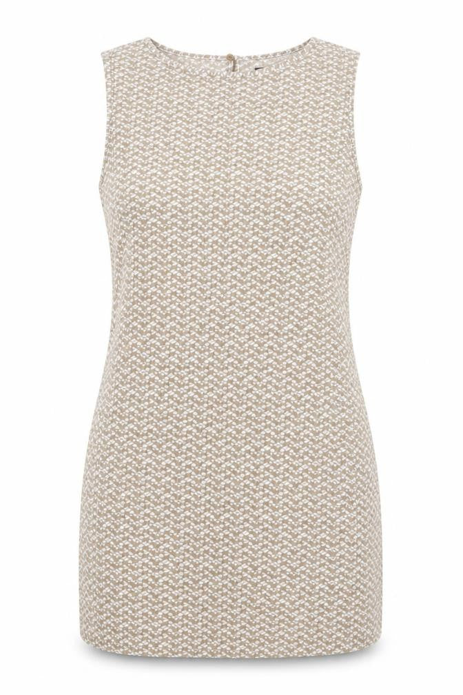 Marks and Spencer Women’s Geometric Brown Dress - Size 12