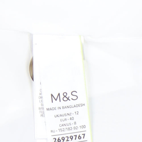 Marks and Spencer Women's Check Blazer, Size 12, Multicoloured