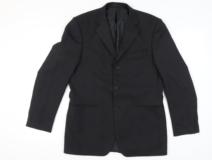 Burton Men's Black Blazer, Size 40L
