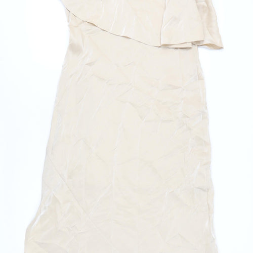 Autograph Women's Beige One Shoulder Dress