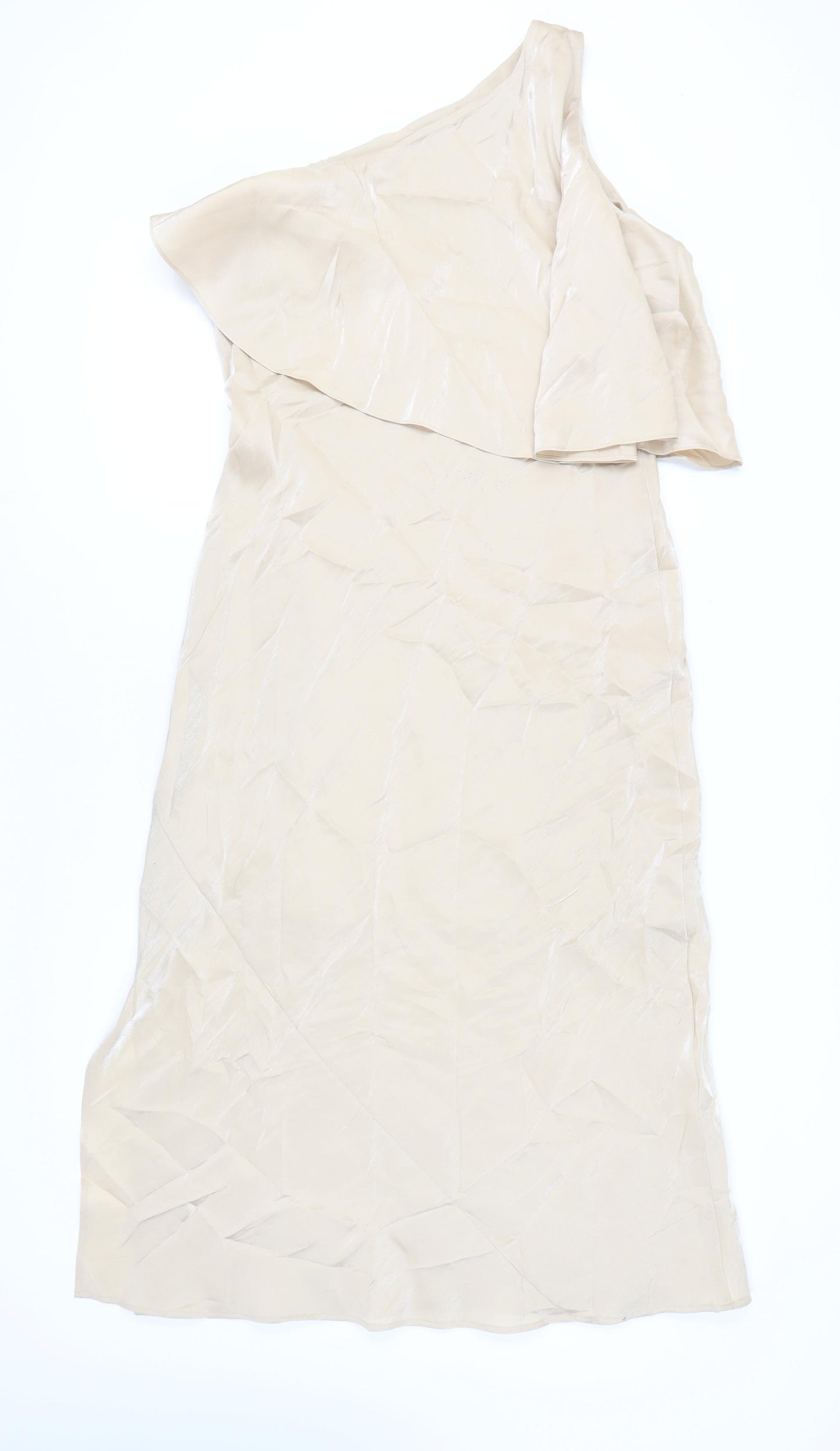 Autograph Women's Beige One Shoulder Dress