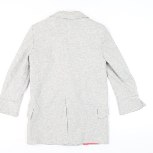 Topshop Women's Grey Blazer UK 8 Regular Fit