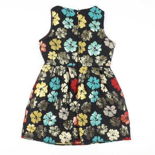 Beloved Women's Multicoloured Floral A-Line Dress L