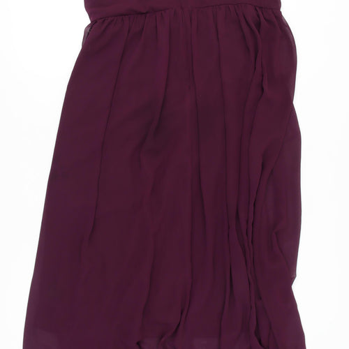 Yours Women's Purple Midi Wrap Dress Size 20