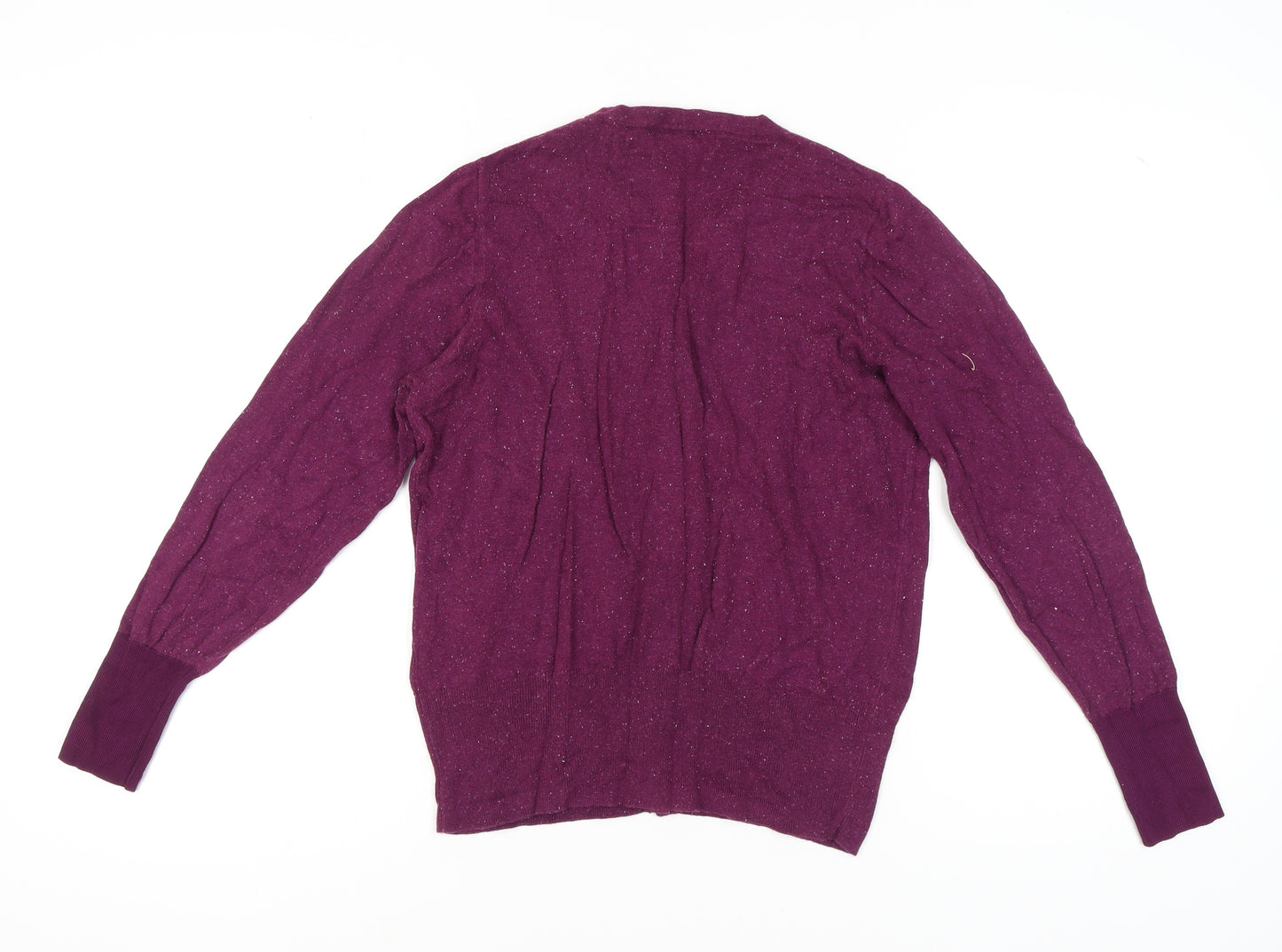 Next Women's Purple Cardigan, Size 12, Cotton Blend