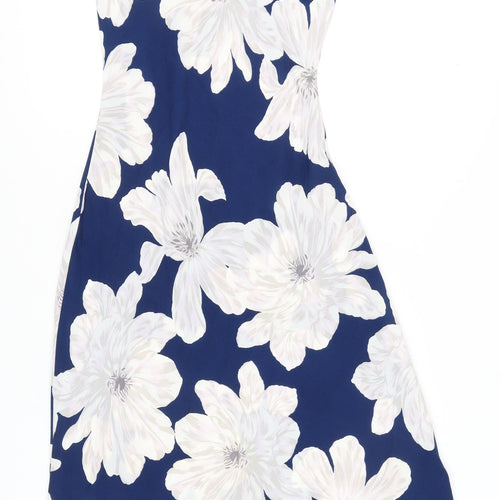 Dancing Leopard Women’s Blue Floral Slip Dress Size 6
