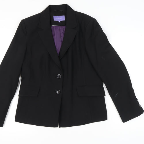 Autonomy Women's Black Blazer Size 16 Regular Fit