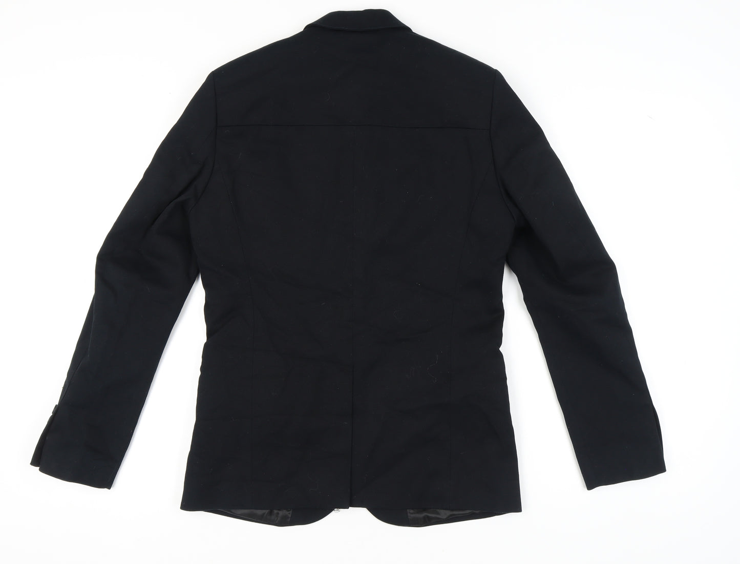 H&M Men's Black Blazer 36 Regular Jacket Formal