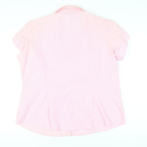 Marks and Spencer Women’s Pink Button-Up Shirt Size 20