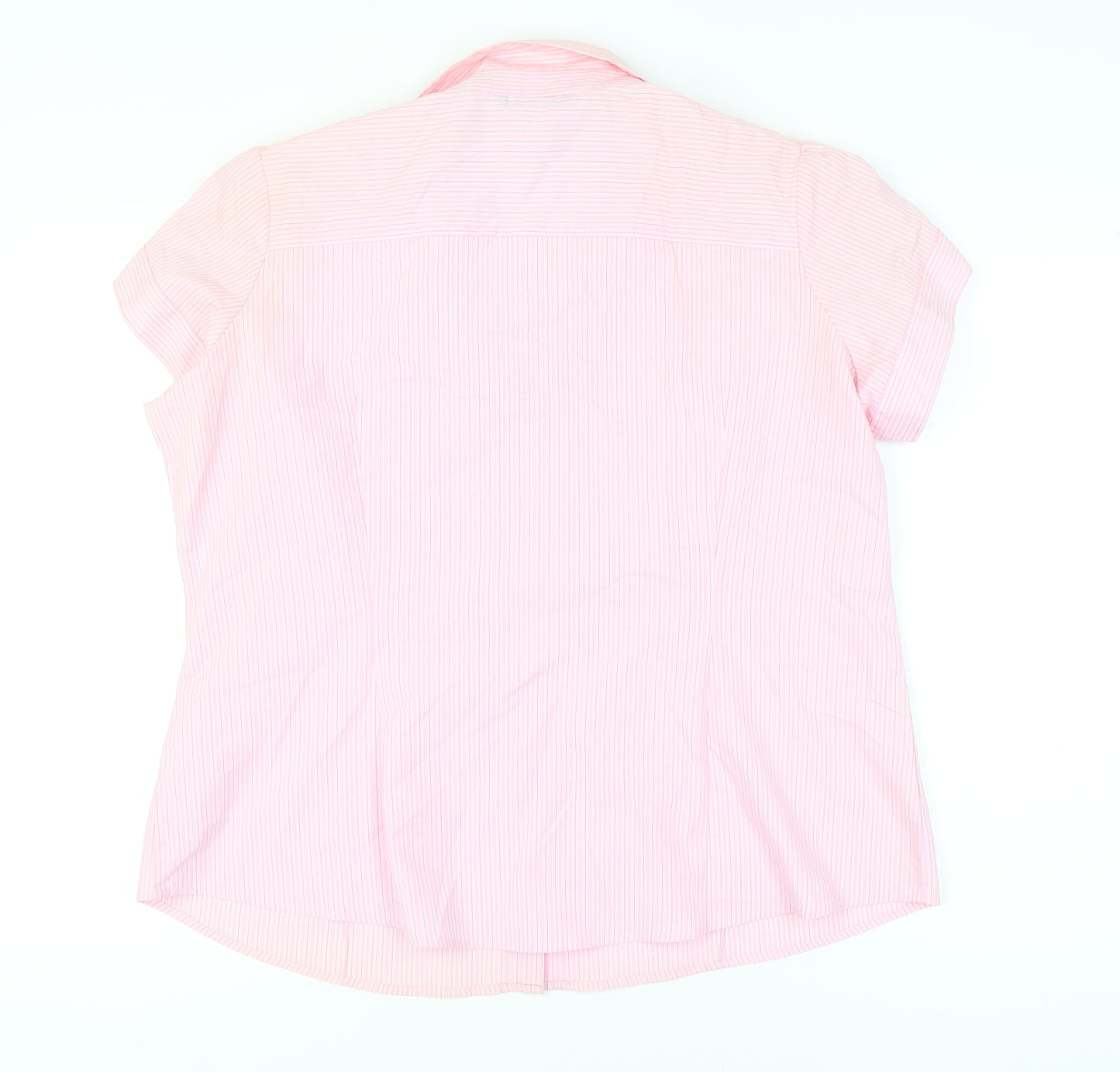 Marks and Spencer Women’s Pink Button-Up Shirt Size 20