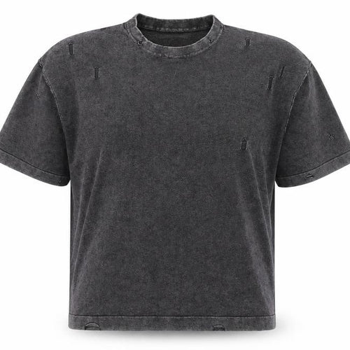 Bershka Unisex Grey Jersey T-Shirt, Size 12, Casual Style