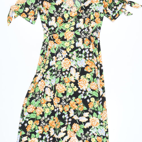 Miss Selfridge Women's Floral Wrap Dress Size 10