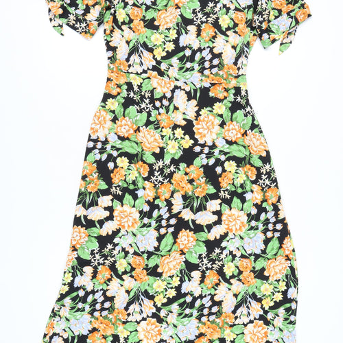Miss Selfridge Women's Floral Wrap Dress Size 10