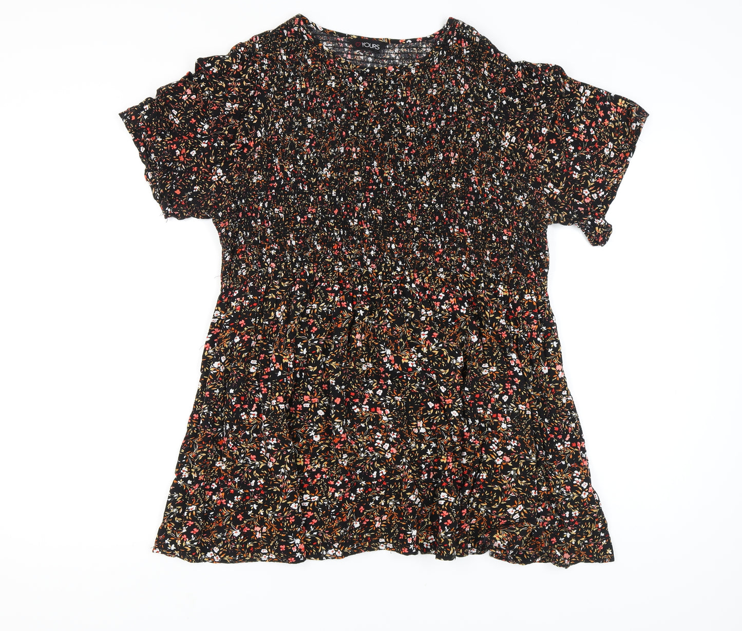 Yours Women's Plus Size Floral Dress Size 22 Multicoloured