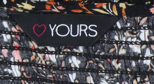 Yours Women's Plus Size Floral Dress Size 22 Multicoloured